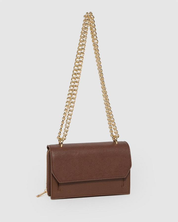 Colette by Colette Hayman Brown Harper Chain Crossbody Bag