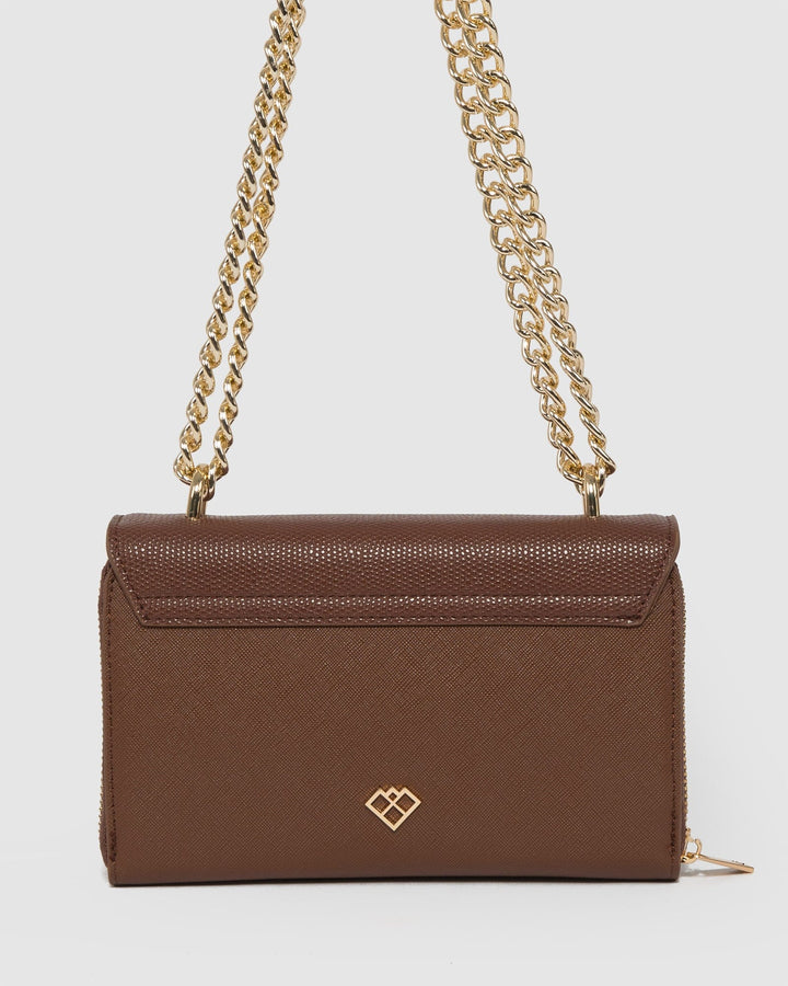 Colette by Colette Hayman Brown Harper Chain Crossbody Bag