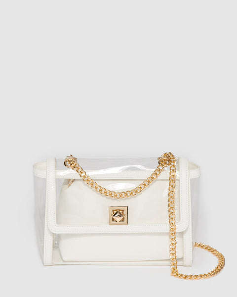 Clear discount quilted bag