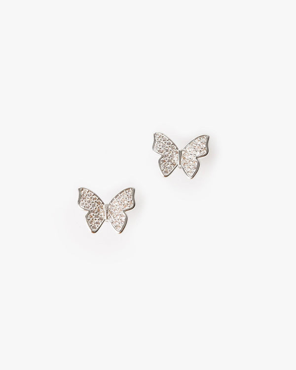 Colette by Colette Hayman Crystal Butterfly Stud Earrings