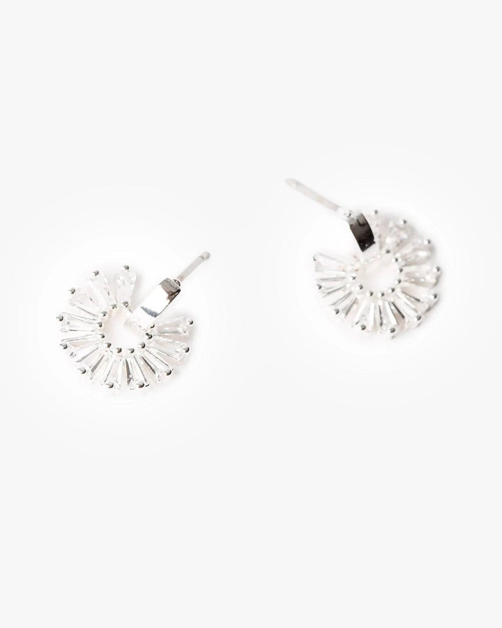 Colette by Colette Hayman Crystal Circle Stud Earrings