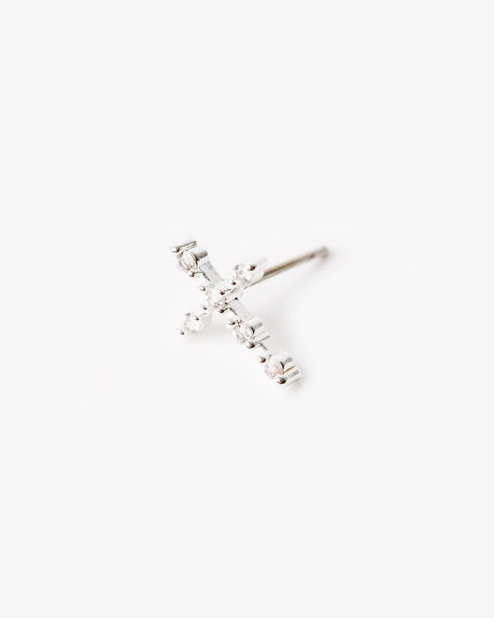 Colette by Colette Hayman Crystal Cross Stud Earrings