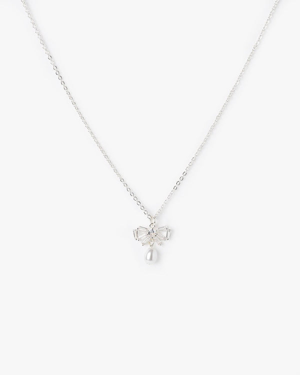 Colette by Colette Hayman Crystal Elegant Bow Necklace