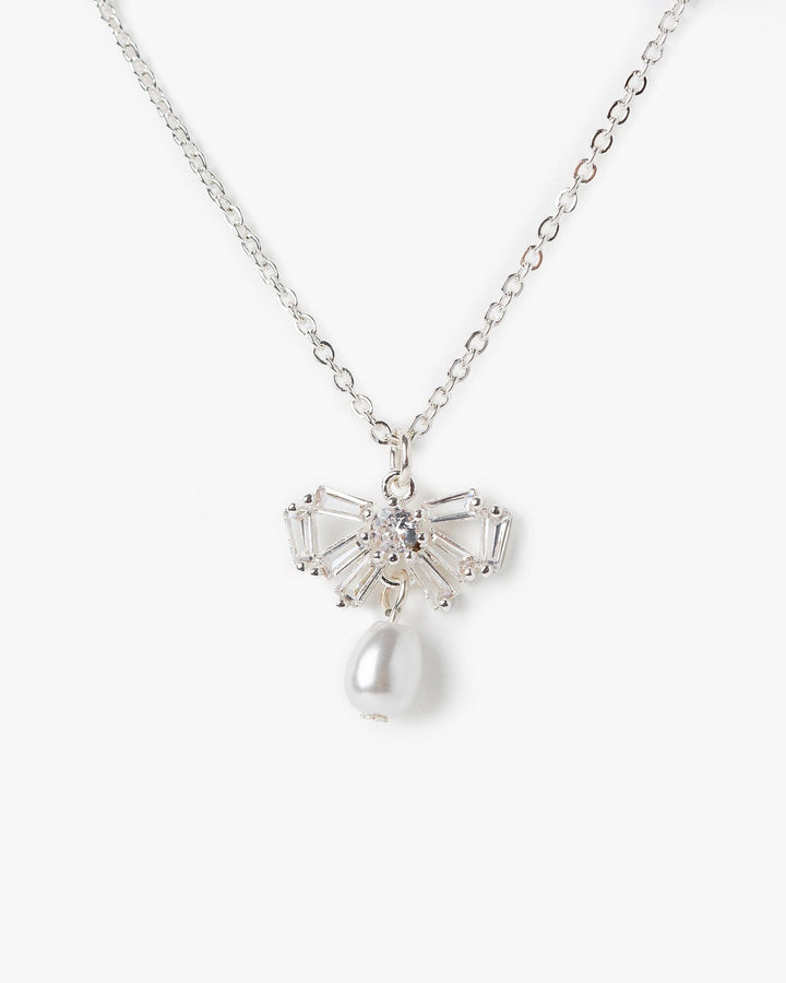 Colette by Colette Hayman Crystal Elegant Bow Necklace