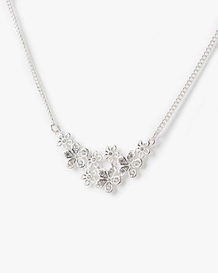 Colette by Colette Hayman Crystal Flower Cluster Necklace