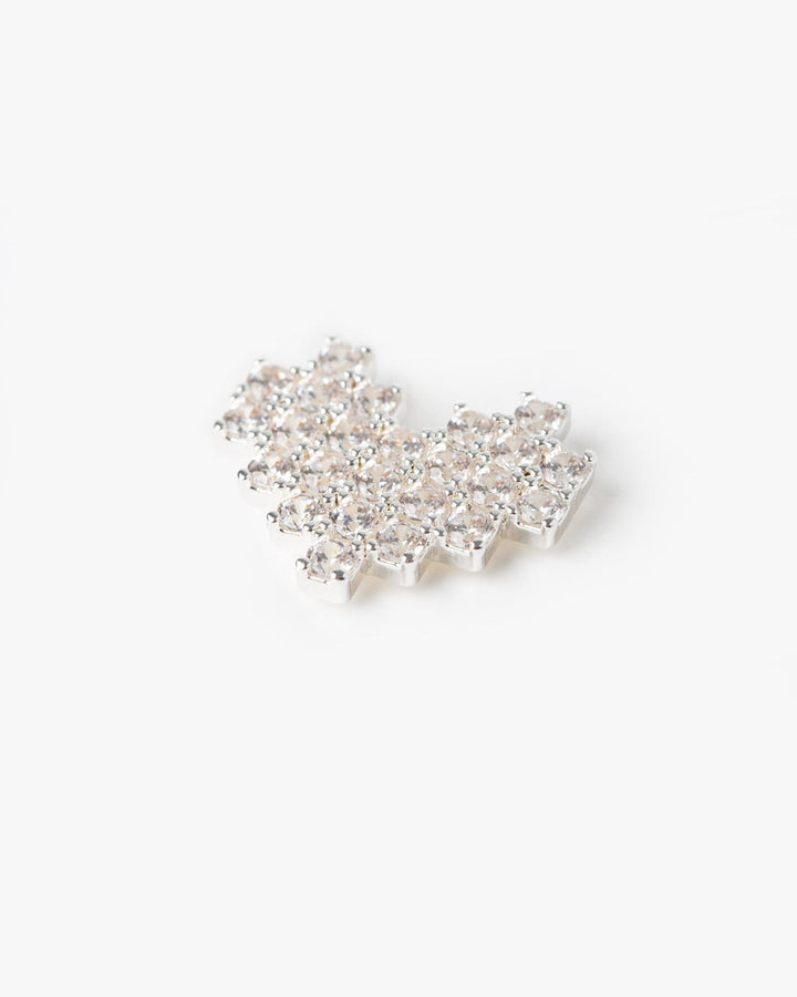 Colette by Colette Hayman Crystal Heart Stud Earrings