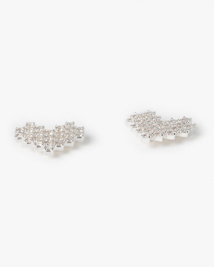 Colette by Colette Hayman Crystal Heart Stud Earrings