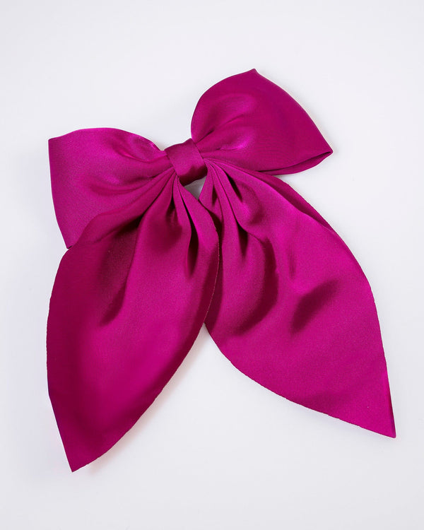 Colette by Colette Hayman Fuchsia Large Bow Hair Clip