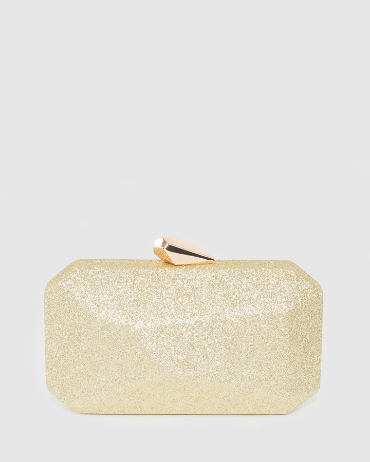 Colette by Colette Hayman Gold Charlotte Geo Clutch Bag