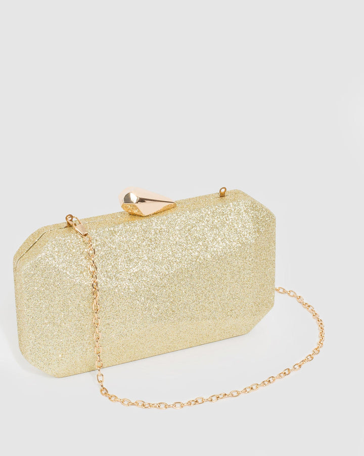 Colette by Colette Hayman Gold Charlotte Geo Clutch Bag