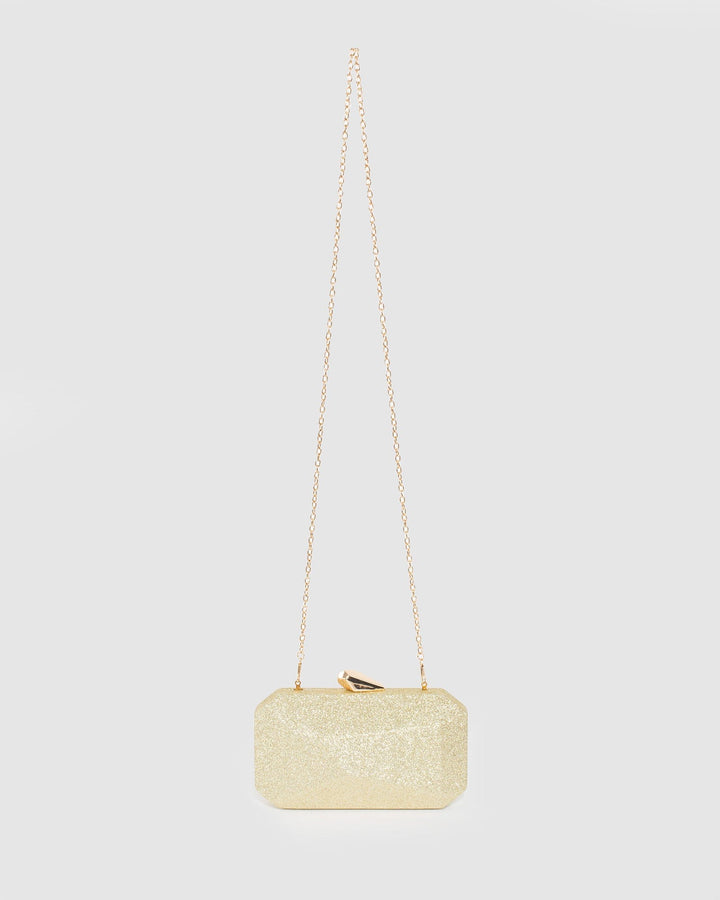 Colette by Colette Hayman Gold Charlotte Geo Clutch Bag