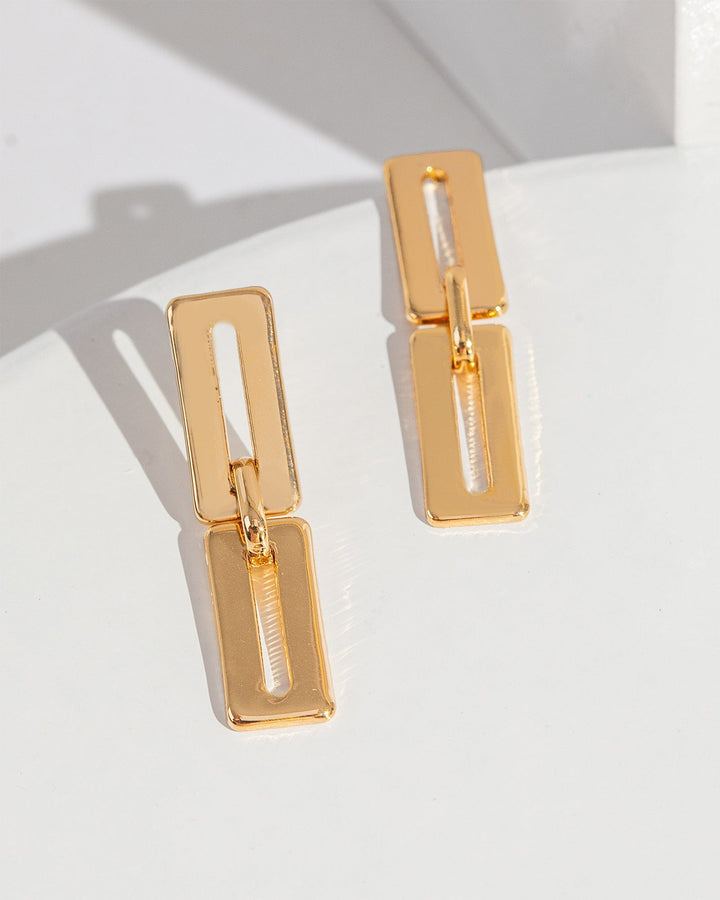 Colette by Colette Hayman Gold Fine Chain Link Drop Earrings