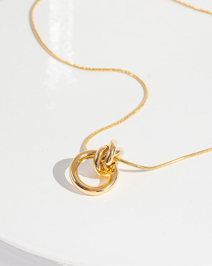 Colette by Colette Hayman Gold Knotted Loops Necklace