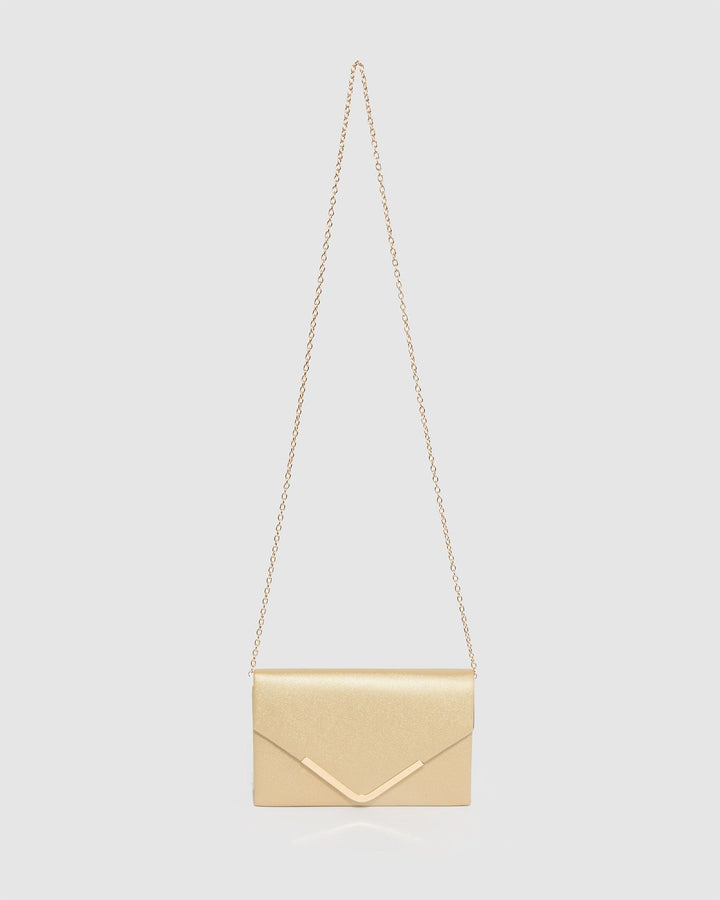 Colette by Colette Hayman Gold Lila II Envelope Clutch Bag