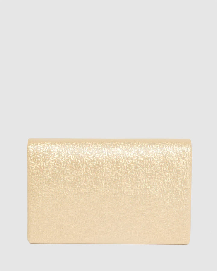 Colette by Colette Hayman Gold Lila II Envelope Clutch Bag