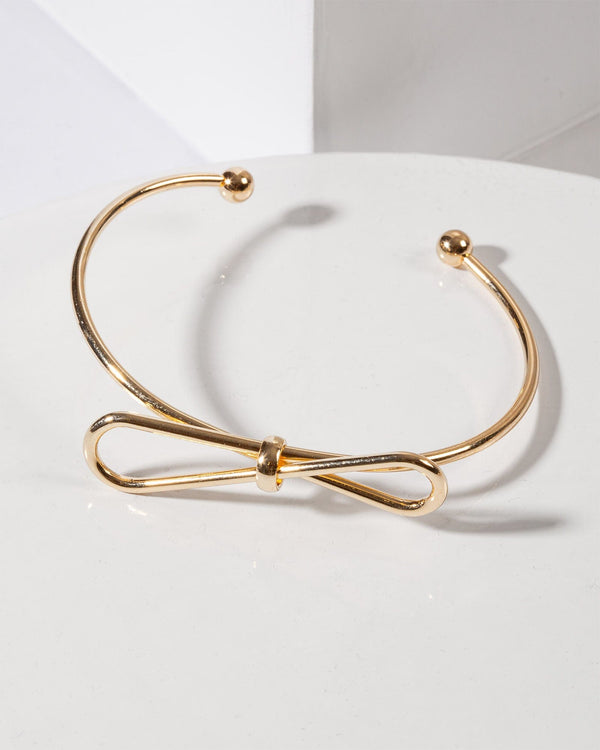 Colette by Colette Hayman Gold Metal Bow Bracelet