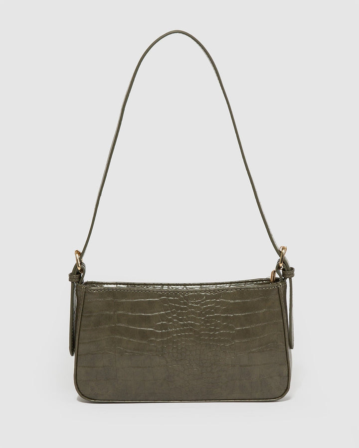 Colette by Colette Hayman Green Frankie Buckle Strap Shoulder Bag