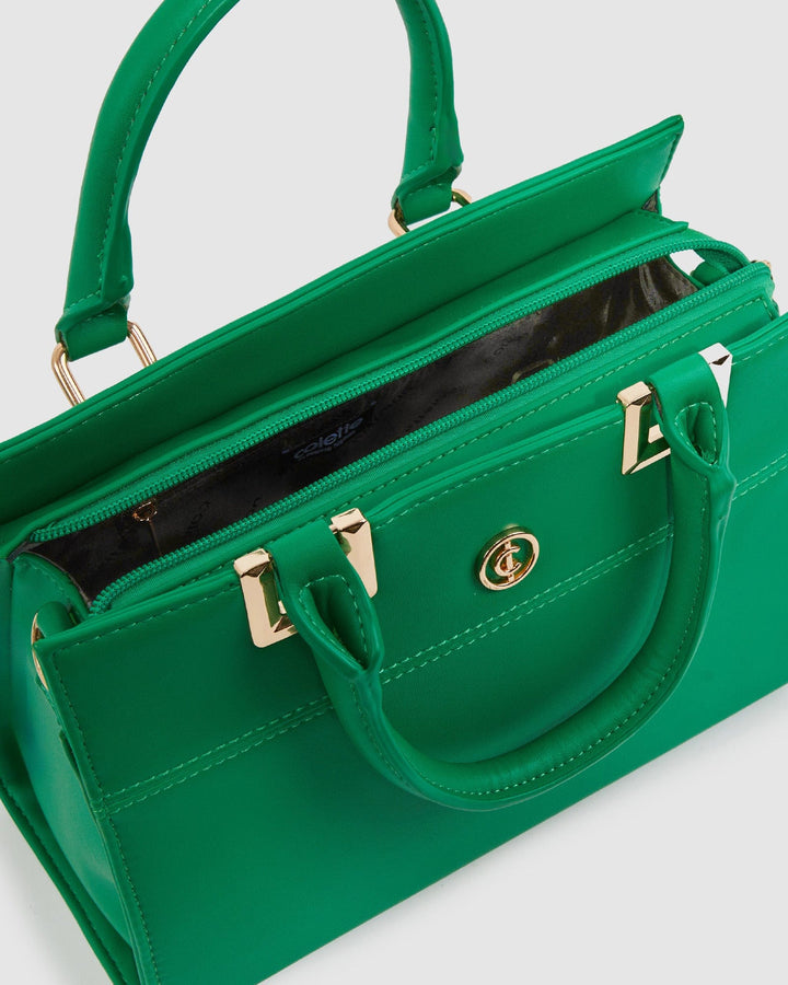 Colette by Colette Hayman Green Stef Panel Tote Bag