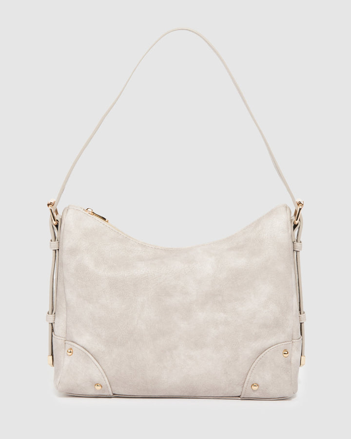 Colette by Colette Hayman Grey Sholyn Soft Shoulder Bag