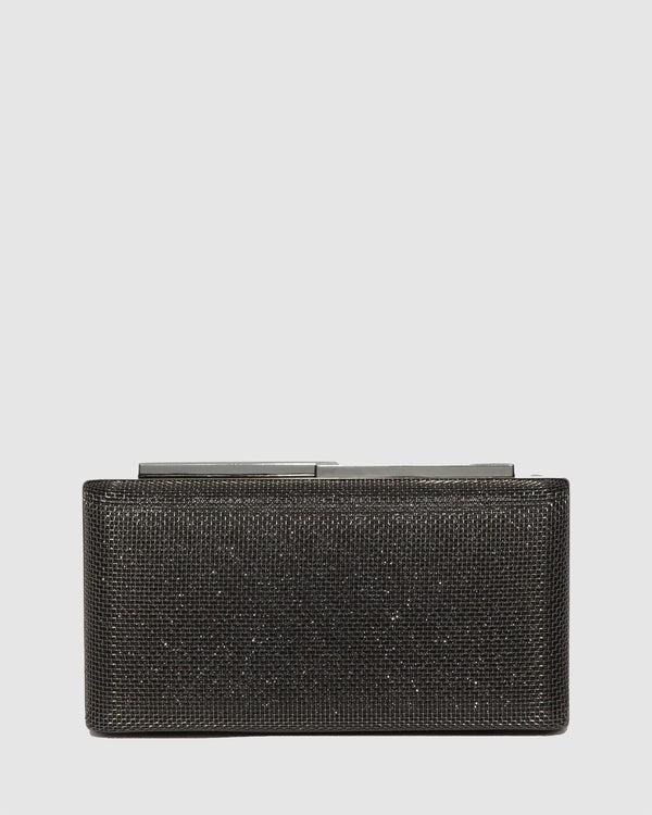 Colette by Colette Hayman Gunmetal Lulu Clutch Bag