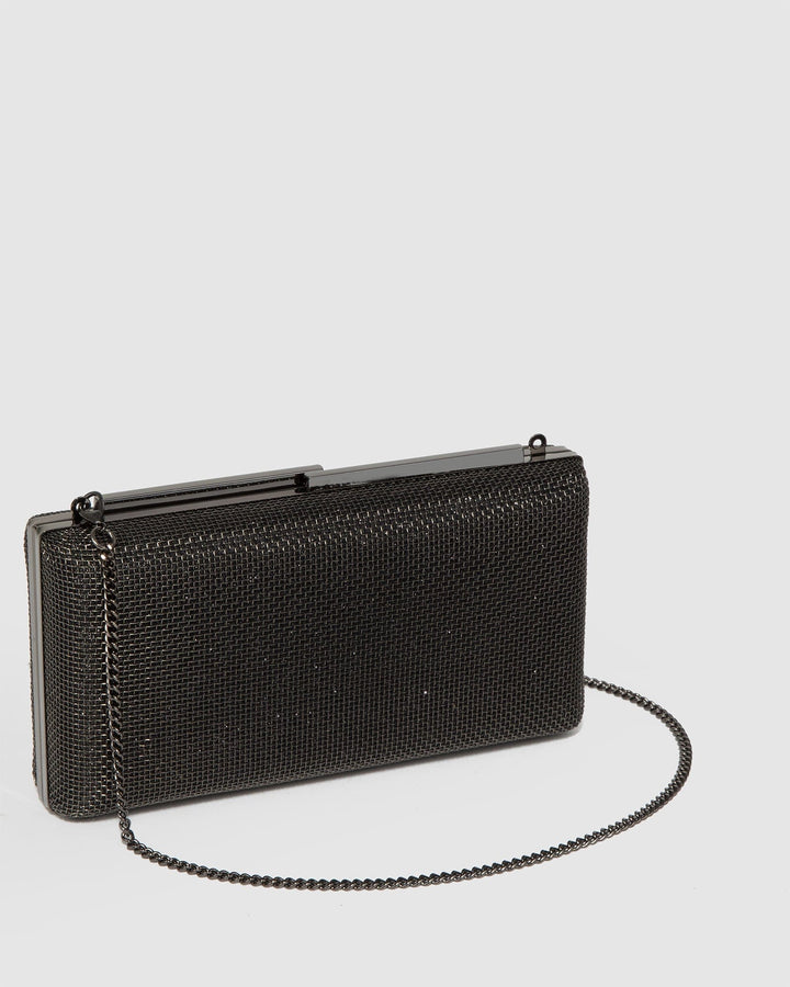 Colette by Colette Hayman Gunmetal Lulu Clutch Bag