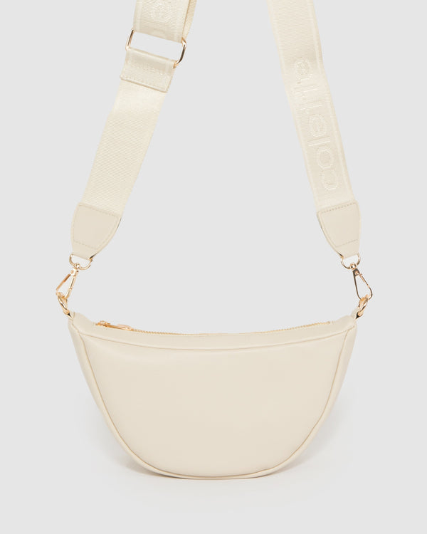 Colette by Colette Hayman Ivory Ana Structured Sling Bag