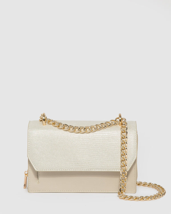 Colette by Colette Hayman Ivory Harper Chain Crossbody Bag