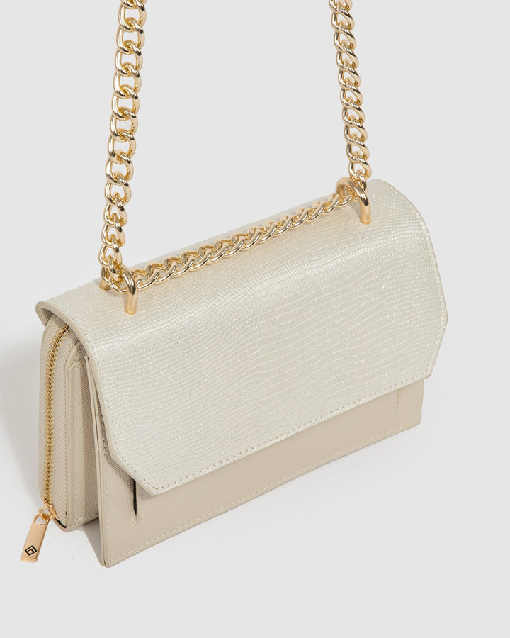 Colette by Colette Hayman Ivory Harper Chain Crossbody Bag