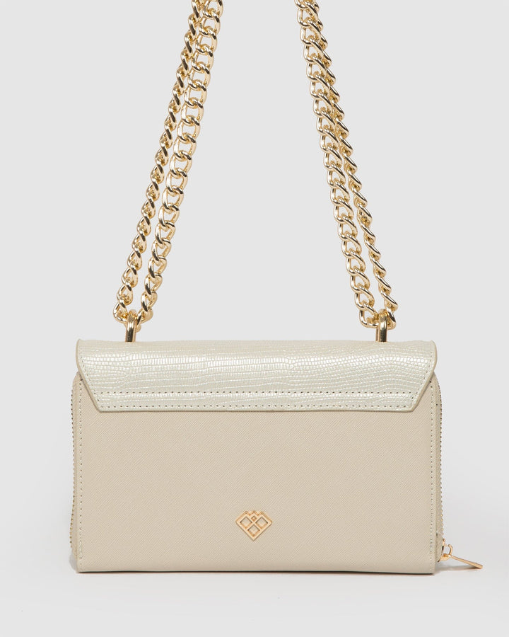 Colette by Colette Hayman Ivory Harper Chain Crossbody Bag