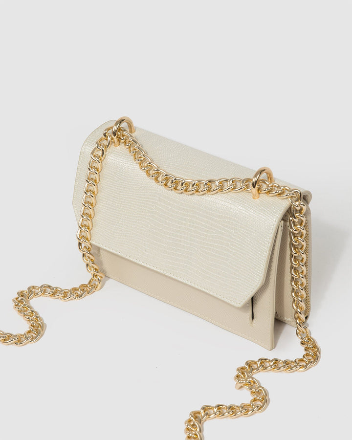 Colette by Colette Hayman Ivory Harper Chain Crossbody Bag