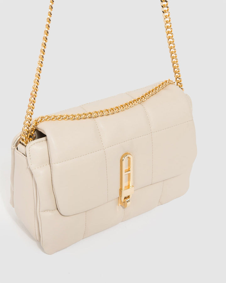 Colette by Colette Hayman Ivory Riley Quilt Crossbody Bag