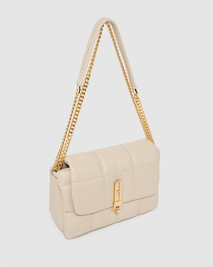 Colette by Colette Hayman Ivory Riley Quilt Crossbody Bag