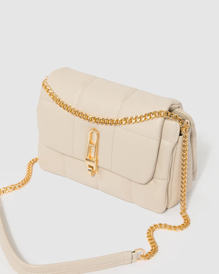 Colette by Colette Hayman Ivory Riley Quilt Crossbody Bag