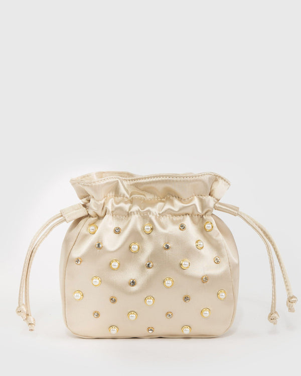 Colette by Colette Hayman Ivory Sofia Pouch Bag