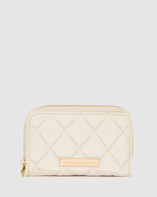 Colette by Colette Hayman Ivory Zuri Quilt Wallet