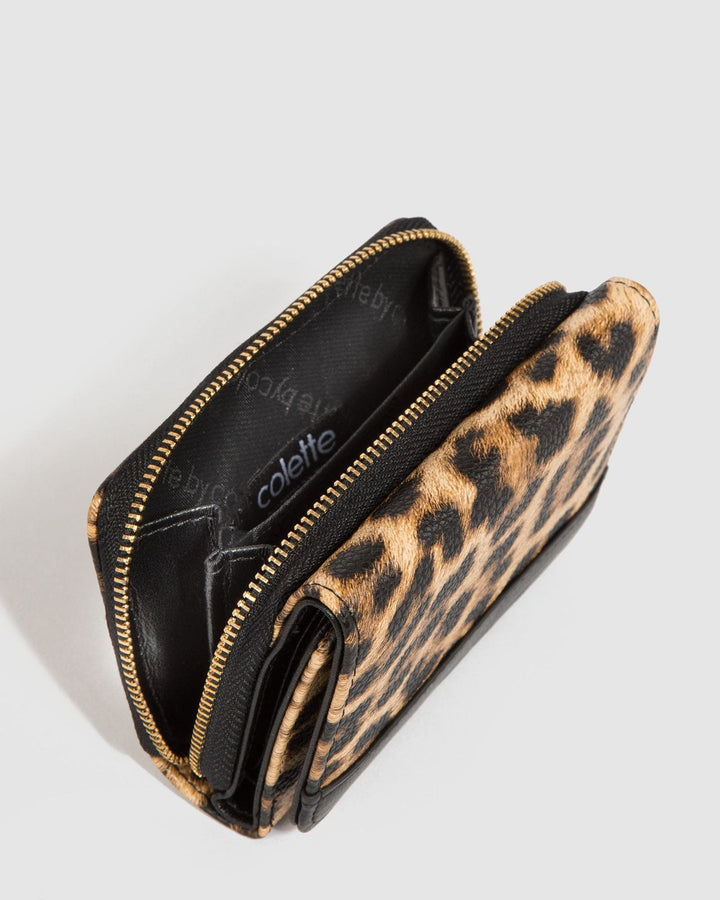 Colette by Colette Hayman Leopard Print Keeley Panel Wallet