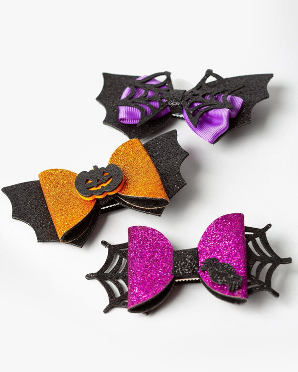 Colette by Colette Hayman Multi Colour 3 Pack Spider And Pumpkin Hair Slides