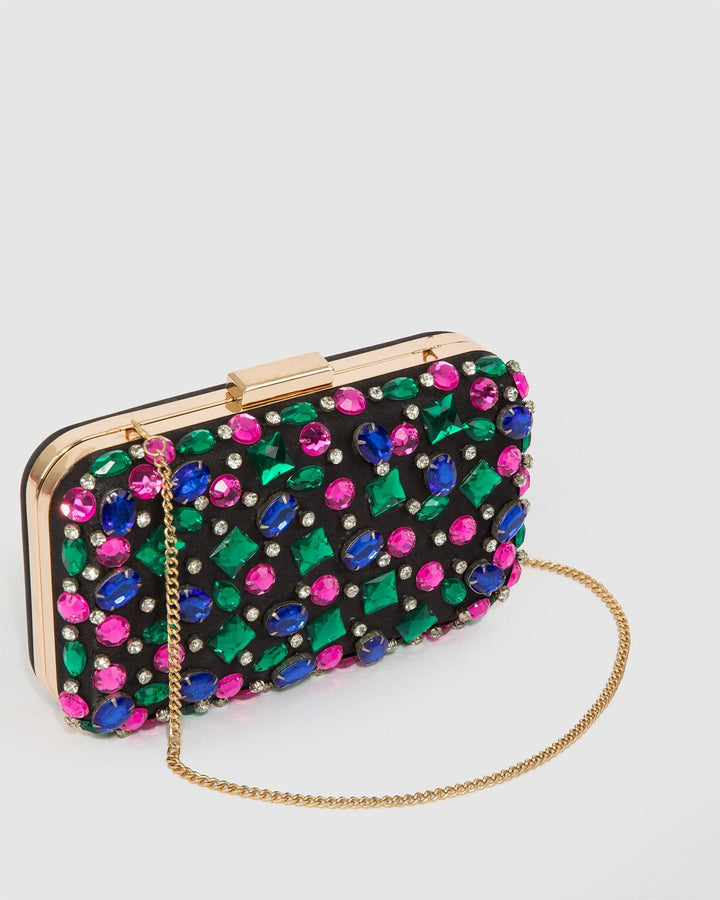 Colette by Colette Hayman Multi Zoe Beaded Clutch Bag