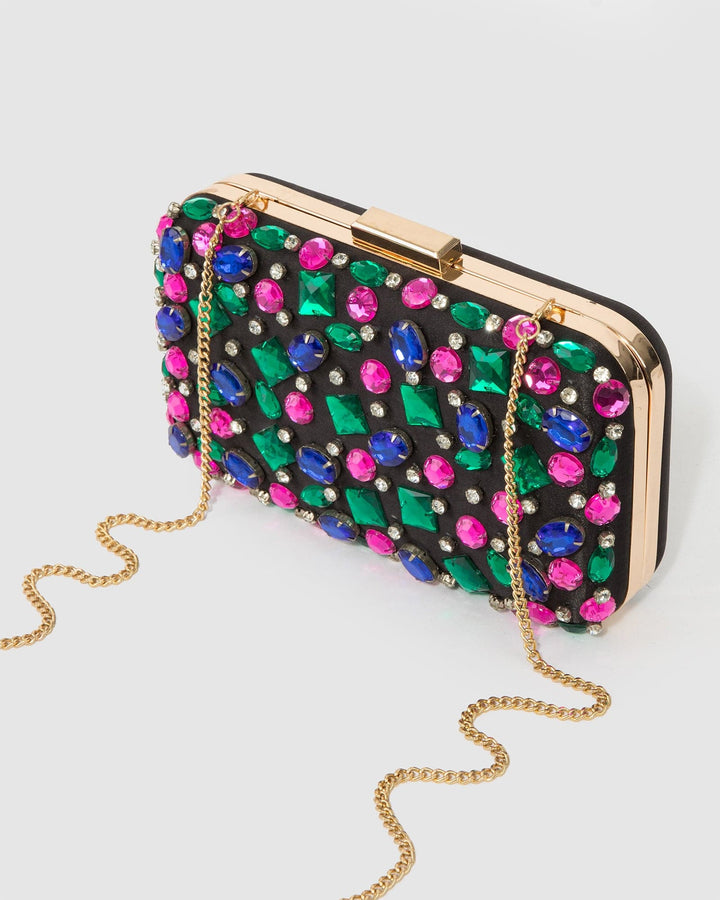 Colette by Colette Hayman Multi Zoe Beaded Clutch Bag