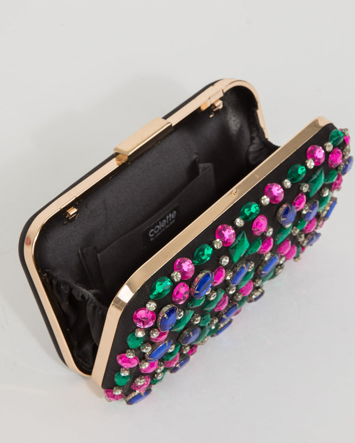 Colette by Colette Hayman Multi Zoe Beaded Clutch Bag