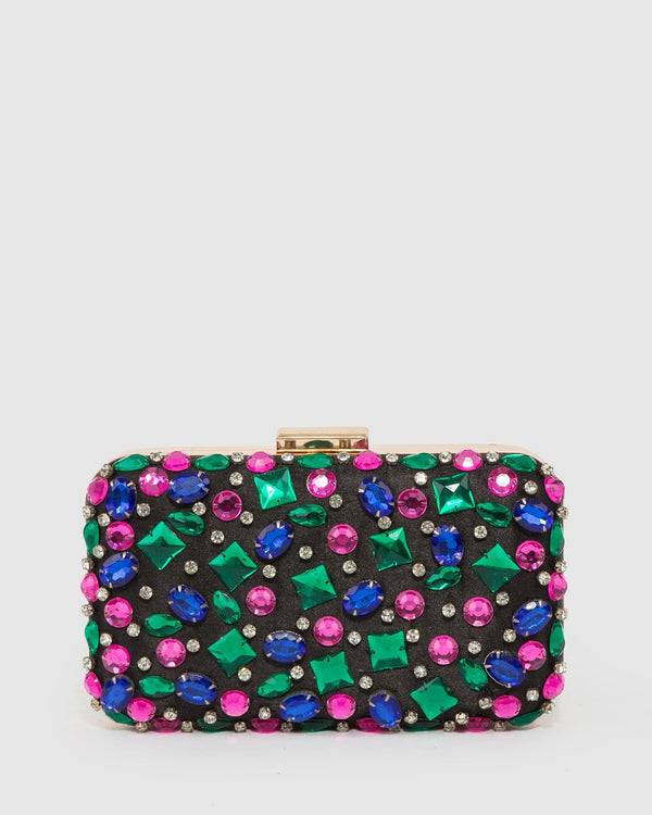 Colette by Colette Hayman Multi Zoe Beaded Clutch Bag