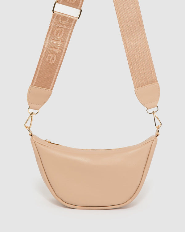 Colette by Colette Hayman Natural Ana Structured Sling Bag