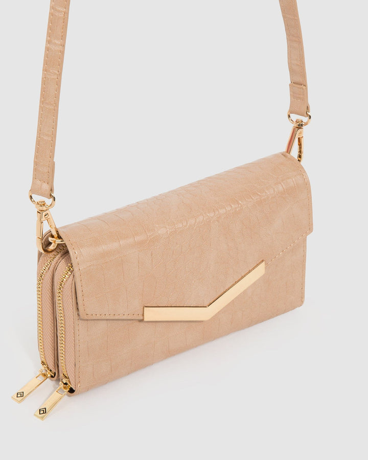 Colette by Colette Hayman Natural Mia Wallet Crossbody Bag