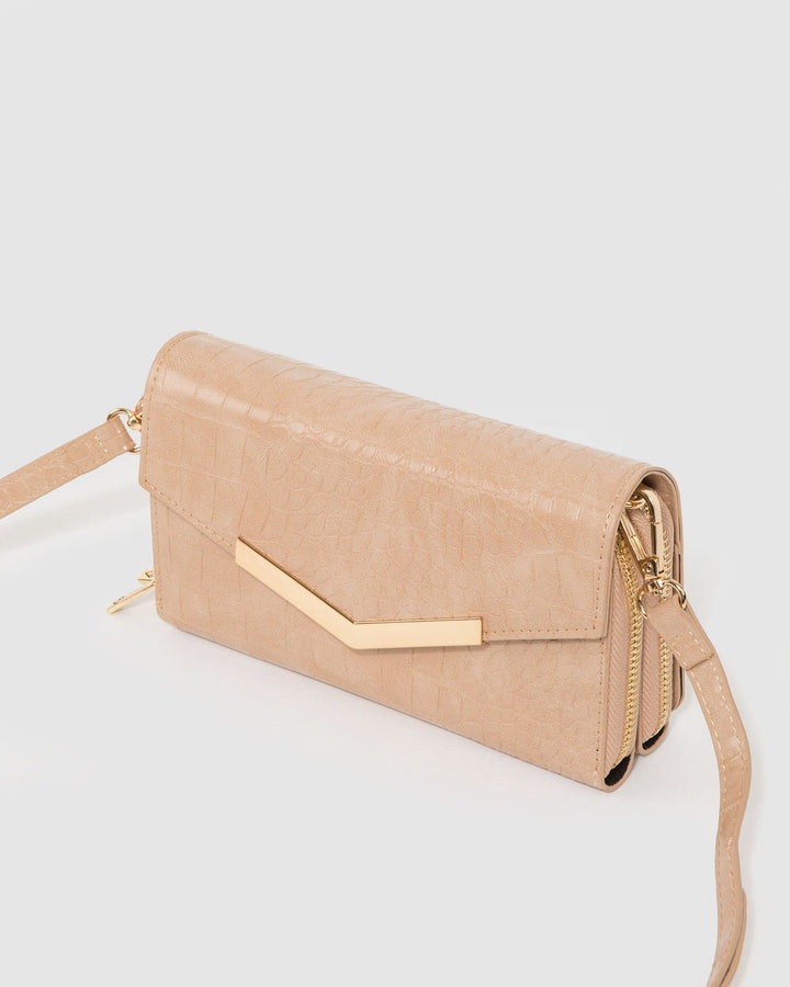 Colette by Colette Hayman Natural Mia Wallet Crossbody Bag