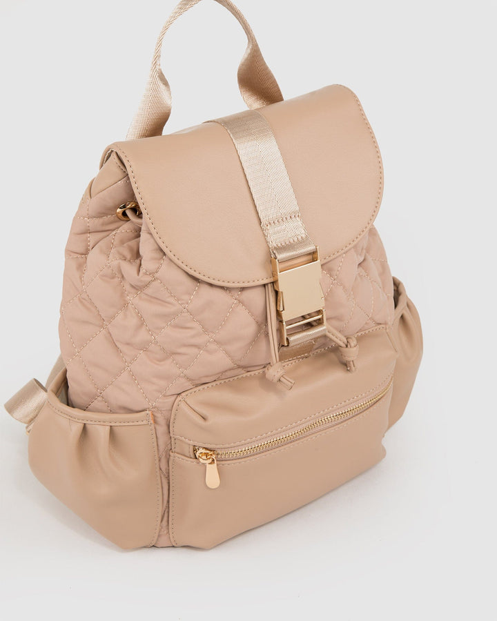 Colette by Colette Hayman Natural Simone Quilt Backpack