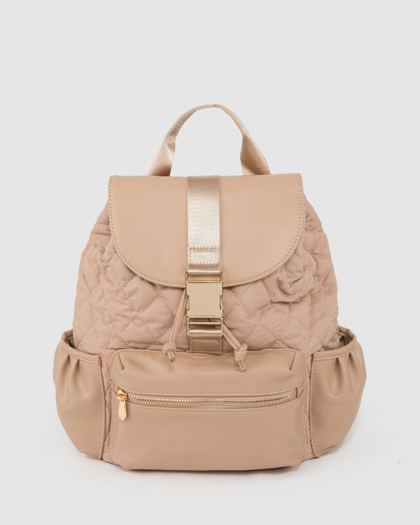 Colette by Colette Hayman Natural Simone Quilt Backpack