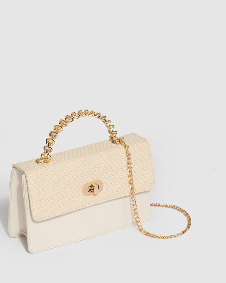 Colette by Colette Hayman Nude Nynke Spring Handle Bag