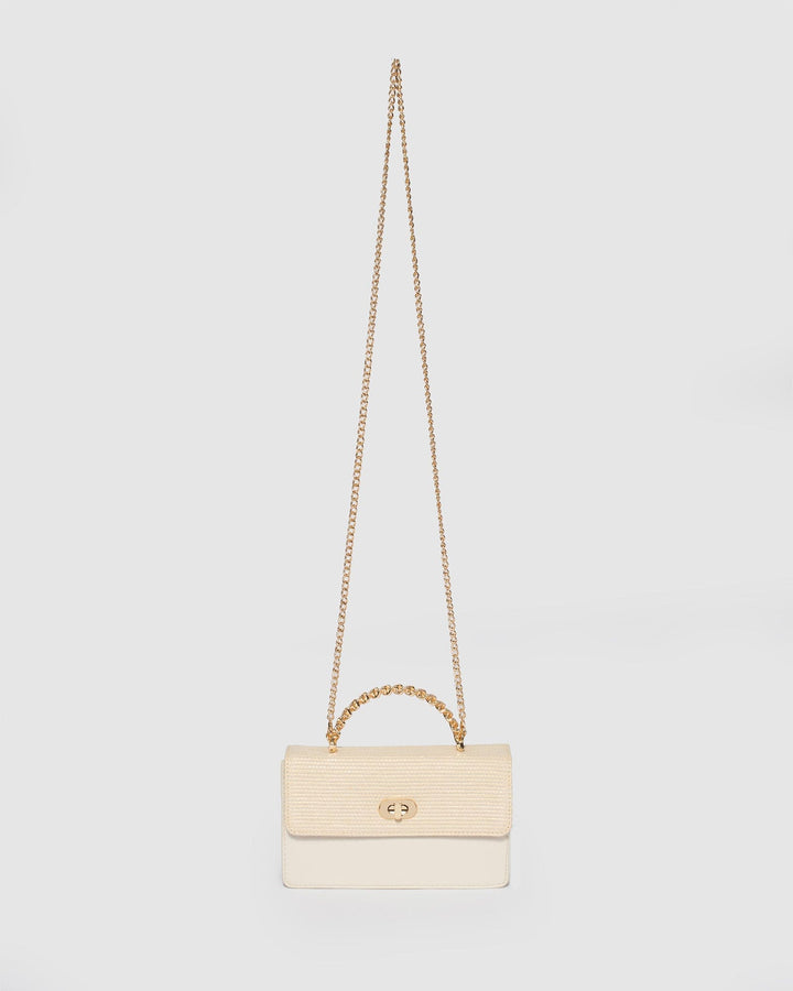 Colette by Colette Hayman Nude Nynke Spring Handle Bag