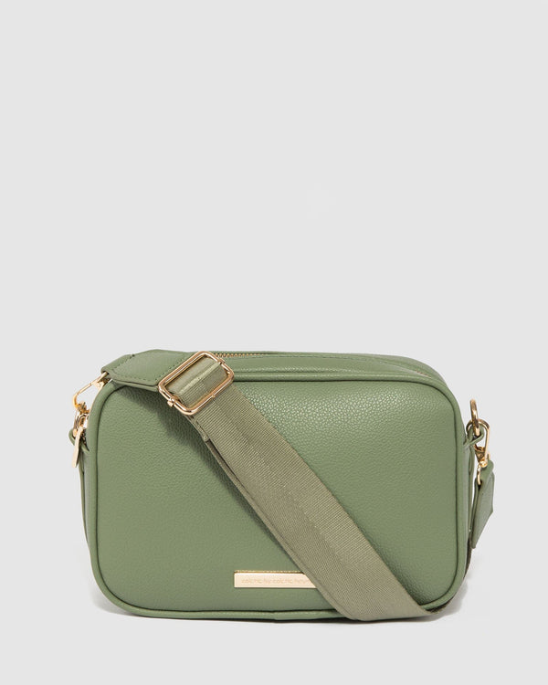 Colette by Colette Hayman Olive Selina Webbing Strap Crossbody Bag