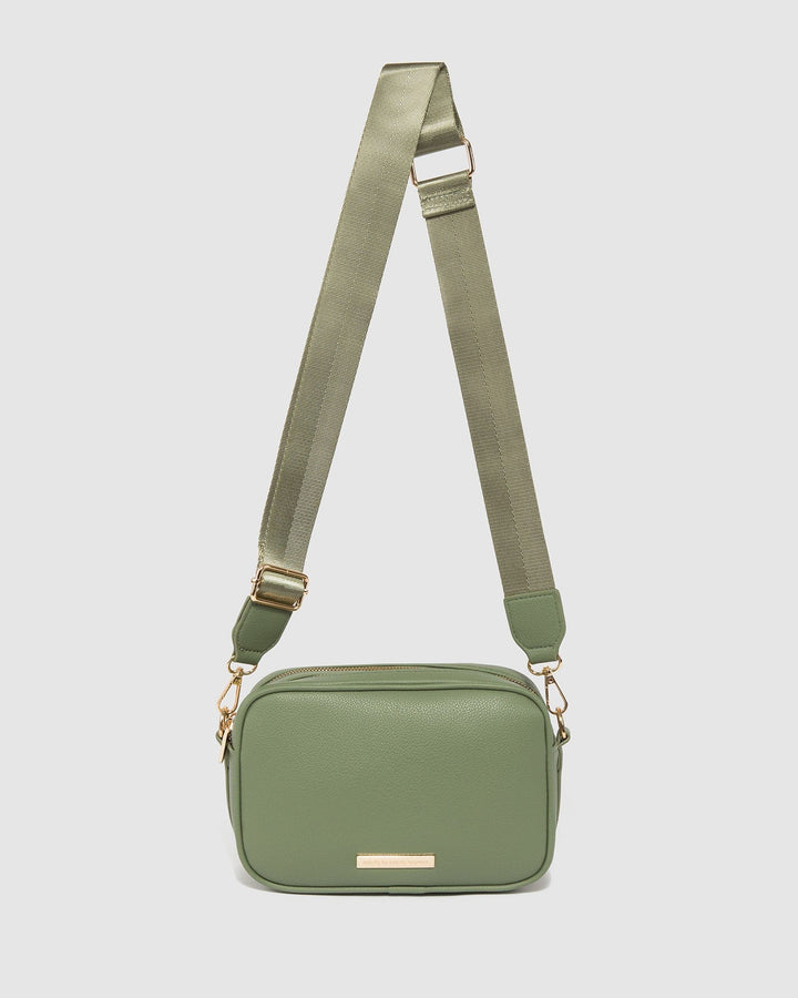 Colette by Colette Hayman Olive Selina Webbing Strap Crossbody Bag